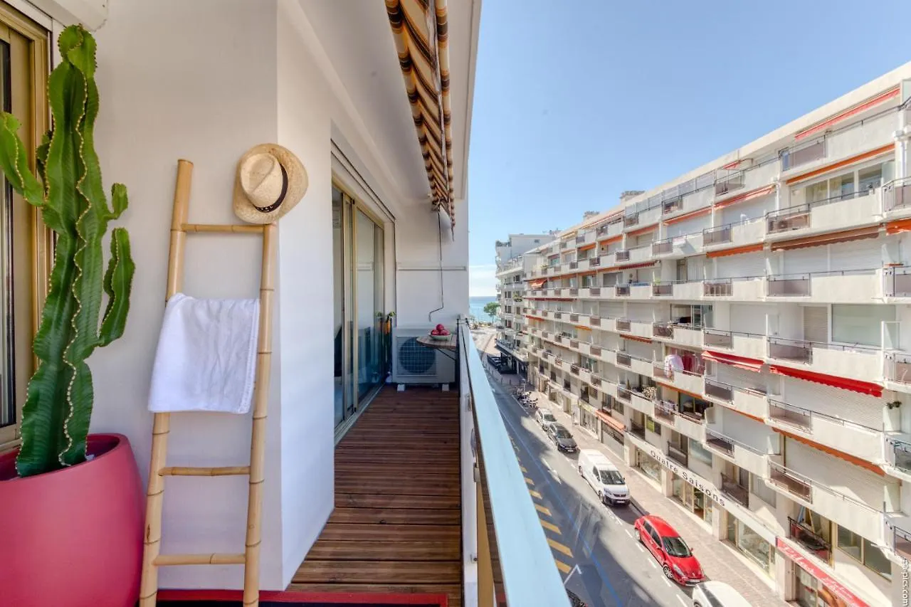 Apartment Luxury Maubourg - Vue Mer - Croisette 50M Plage - Clim - Terrasse Cannes France